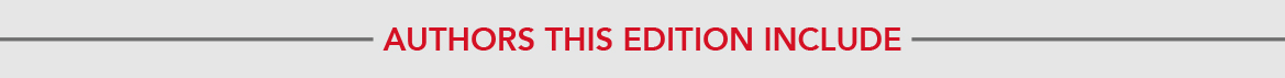 Authors this edition include